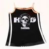 Women's Tanks Camis letter print Women's Grunge Gothic E-girl Camisole Top Splicing Crop Top Y2k Clothes Vintage Corset Tank Top Baby Tee clothes 230705