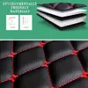 Cubierta de asiento para mascotas Alfombrillas para maletero de coche Cobertura total de cuero Protección Totalmente rodeada Impermeable Negro Rojo para Tesla Model Y S X 3 2016 a 2021 2023 HKD230706