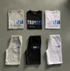 Men's Trapstar T Shirt Set Letter Embroidered Tracksuit Short Sleeve Plush Shorts Advanced Design 404ess