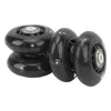 Acessórios de skate 4 peças Roda de rolos 6369 mm Inline Flash PU Rodas substituição 230706