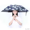 Paraplu's Buiten Reizen Vissen Paraplu Hoed Zonnig En Regenachtig Anti-Uv Opvouwbare Paraplu Dames Klein Formaat Gemakkelijk Op te slaan Parasol