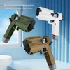 Gun Toys Fully Automatic Water Gun Electric Glock Pistol Shooting Toy Full Automatic Summer Water Beach Toy for Kids Boys Girls Adults 230705