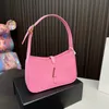 Women Shoulder Bag Hobo Bag Handbag Underarm Bag Tote Pink Plain Crocodile Leather Golden Hardware Classic Letters Hardware Buckle Adjustable Shoulder Strap