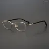 Sonnenbrille Rahmen Hohe Qualität Japan Handgemachte Reine Titan Brille Rahmen Männer Vintage Super Licht Exquisite Brillen Frauen Myopie Oculos