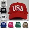 Trump Hat czapki z daszkiem spraw, by ameryka znów była wielka czapki donald trump republikanin Snapback flaga USA męskie czapki imprezowe 190QH