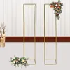 New Wedding Props Gold Plated Background Wedding arch Flower Decoration Iron Square Arch Screen Outdoor Display Frame