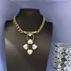 20 Stil C-Buchstabe Ccity Gold Cuban Link Chain Anhänger Halsketten Markendesigner Halsketten für Frauen Mann Party Choker Schmuck Zubehör 38945