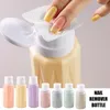 Storage Bottles Cosmetic Empty Bottle Press Type Pump Coordinated Color Container For Nail Salon Home And Personal Use