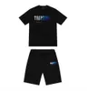 Top Trapstar Nieuwe heren t-shirt Korte Mouw Outfit Chenille Trainingspak Zwart Katoen London Streetwear Geavanceerde Ontwerp 556ess