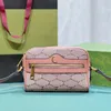 Designer tas dames mini draagbare schoudertas mode crossbody tas canvas lederen draagtas multifunctionele portemonnee kaarttas