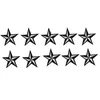 10 STKS star badge geborduurde patches voor kleding iron-on mode patch applique ijzer op patch naaibenodigdheden accessoires sticker246P