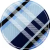 T089 Mens Ties Necktie Light Blue Navy Checked Scottish Plaid 100% Silk Jacquard Woven New Casual Business Formal Whole S265B