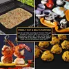 BBQ Grills HIRUNDO Anti-aanbak Grill Mat Met Snijdoos Bakken Koken Grillplaat Hittebestendigheid Gemakkelijk Schoonmaken Keuken 230706