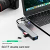 ハブ 安定した出力 5Gbps 高速伝送 8 ポート USB 3.0 スプリッター Type-C コンピューター アクセサリー