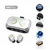 M68 Plus Wireless Gaming Earphone True Wireless Stereo Earbud BT 5.3 Headset With Mic LED Atmosphere Light mobile power supply