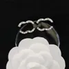 Brand Love Stud Earring Designer Letter Diamond Earrings Women smycken Tillbehör 20 Stil