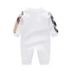 Rompers Desginer Baby ClothingBabys Огромная одежда весна и осенняя хлопок рожденная пижама женская скалола