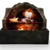 Figurine decorative Film horror Scultura illuminata Modella 3D Resin Craft Case Decorazioni per feste Figura Halloween Decorazioni Collezione