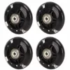 Acessórios de skate 4 peças Roda de rolos 6369 mm Inline Flash PU Rodas substituição 230706