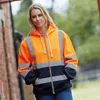 Otros hombres, mujeres, ropa de trabajo, chaqueta de trabajo de alta visibilidad, abrigo, sudadera de seguridad reflectante, abrigo con capucha, ropa de trabajo, chaquetas de invierno cálidas 230706