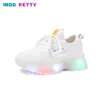 Sneakers Childrens Led Shoes Autumn Korean Edition Boys Girls Lighted Sneakers Glowing Sneakers Children Soft Bottom Luminous Shoes 230705