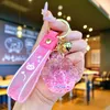 Nightglow Bubble Beads Katzenkrallen-Schlüsselanhänger, kreativer Treibsand-Flaschen-Schlüsselanhänger, Damen-Taschenanhänger, Auto-Schlüsselanhänger, kleiner Schmuck, süßes Geschenk, Großhandel