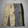 Men's Top Quality Designers Trousers Badge Patches Letters Men Women Zipper Track Pant Cotton Casual Cargo Pants Streetwear Bib Overall Sport Homme Clothing 1ENL
