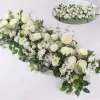 50 100 cm DIY Hochzeit Künstliche Rose Blume Reihe Wand Arrangement Liefert Künstliche Blume Reihe Dekor Hochzeit Eisen Bogen Hintergrund Cl2009280g