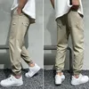 Spodnie męskie Spodnie joggery Modne męskie spodnie z szerokimi nogawkami Luźne spodnie dresowe Kurczące mankiety Casual