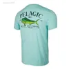 Vissen Accessoires Pelagische Vissen Kleding Mannen Korte Mouw T-shirts Uv-bescherming Ademende Tops Dragen Zomer Viskleding Camiseta De Pesca HKD230706