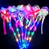 Glow Sticks Led Leksaker Fairy Sticks Bobo Ball Magic Stick Flash Balls Push Små presenter Barnens lysande leksak Nattmarknad LT0111