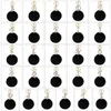 سلاسل المفاتيح رسالة أزياء سلسلة المفاتيح العصرية الإبداعية السوداء السوداء 26 إنجليزي إكسسوارات مفاتيح حقيبة يد الماس الأولية للنساء 1863