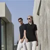 Męskie koszulki polo i damskie koszulki POLO letnia szczupła odzież robocza z krótkim rękawem Casual Business wygodna oddychająca S-4XL