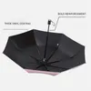 Parapluies entièrement automatiques pour femmes, parapluie pliant, Capsule de poche Portable, petite taille, facile à ranger, Parasol