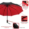 Parapluies Portable coupe-vent Anti-uv parapluie soleil pluie femmes grand parapluie d'affaires parapluies pliants stocker facilement Parasol pour livraison directe