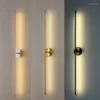 Wall Lamps Nordic Luxury Geometric Lines Whirling Living Room Bedroom Bedside Lamp Designer Mirror Headlight Aisle Lights