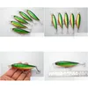 Iscas Iscas Atacado Lote 12 Iscas de Pesca Minnow Crankbaits Hand Hooks Bass 12.3G/10 Cm Green Drop Delivery Sports Outdoor Dh8Nz