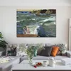 Landschap schilderij The Waves at San Sebastian Joaquin Sorolla Y Bastida Canvas Art reproductie handgemaakte hoge kwaliteit wanddecoratie