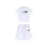 Men's Trapstar T Shirt Set Letter Embroidered Tracksuit Short Sleeve Plush Shorts Advanced Design 3619ess