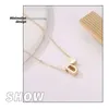 Kettingen Leuke Brief Hangers Liefde Colgantes Pingente Gouden Bijoux Collares Hart Choker Gargantillas Y2k Ketting Voor Vrouwen