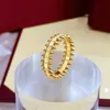 Designer love anello gioielli di lusso nuovi anelli di moda per donne uomini titanio acciaio oro gli accessori per processi placcati rosa non svaniscono mai