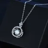 Collane con ciondolo Smyoue 1 / 0,8 CT Collana con diamanti simulati con ciondolo Sile da donna S925 Gioielli in argento sterling Ragazza Regalo di San Valentino Z230707