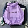 Sweats à capuche pour femmes Sweats Sweats Streetwear FRIENDS Lettre Impression Femmes Sweat Automne Manches Longues Femme Pulls À Capuche Vintage Femme 230706