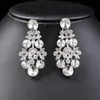 Cheveux raides cristal collier de mariée boucles d'oreilles ensemble robe de mariée accessoires de mode pour femmes 230628