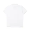 Men's high-quality contrasting collar Polo double yarn cotton bead home short sleeves