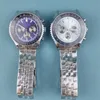 멀티 다이얼 완벽한 시계 Navitimer Mens 비즈니스 Ladies Orologio 50mm Sier Plated Watchband 우아한 디자이너 시계 고품질