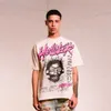 Designermodekläder T-shirts Tshirts Hellstar Studios Sounds Like Heaven Ins Samma kortärmad t-shirt för män och kvinnor Rock Hip hop