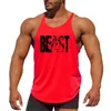 Canotte da uomo Moda Allenamento Camicia sportiva Fitness Top Uomo Canotta da palestra Abbigliamento Mens Bodybuilding Marca Gilet Muscle Canotte senza maniche 230705