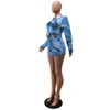 Summer Two Piece Sets Lady Outfits Camicia e pantaloncini con stampa casual da donna Set nave libera