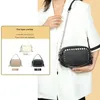 Bolsas de noite designer de luxo couro genuíno bolsa feminina 2023 tendência taschen rebite ombro bolsa tiracolo para mulheres